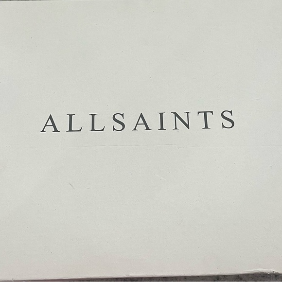 New in Box ALL SAINTS Paulina Suede Moto Boot Desert Sand  Size US 8 EU 38 - Picture 5 of 5